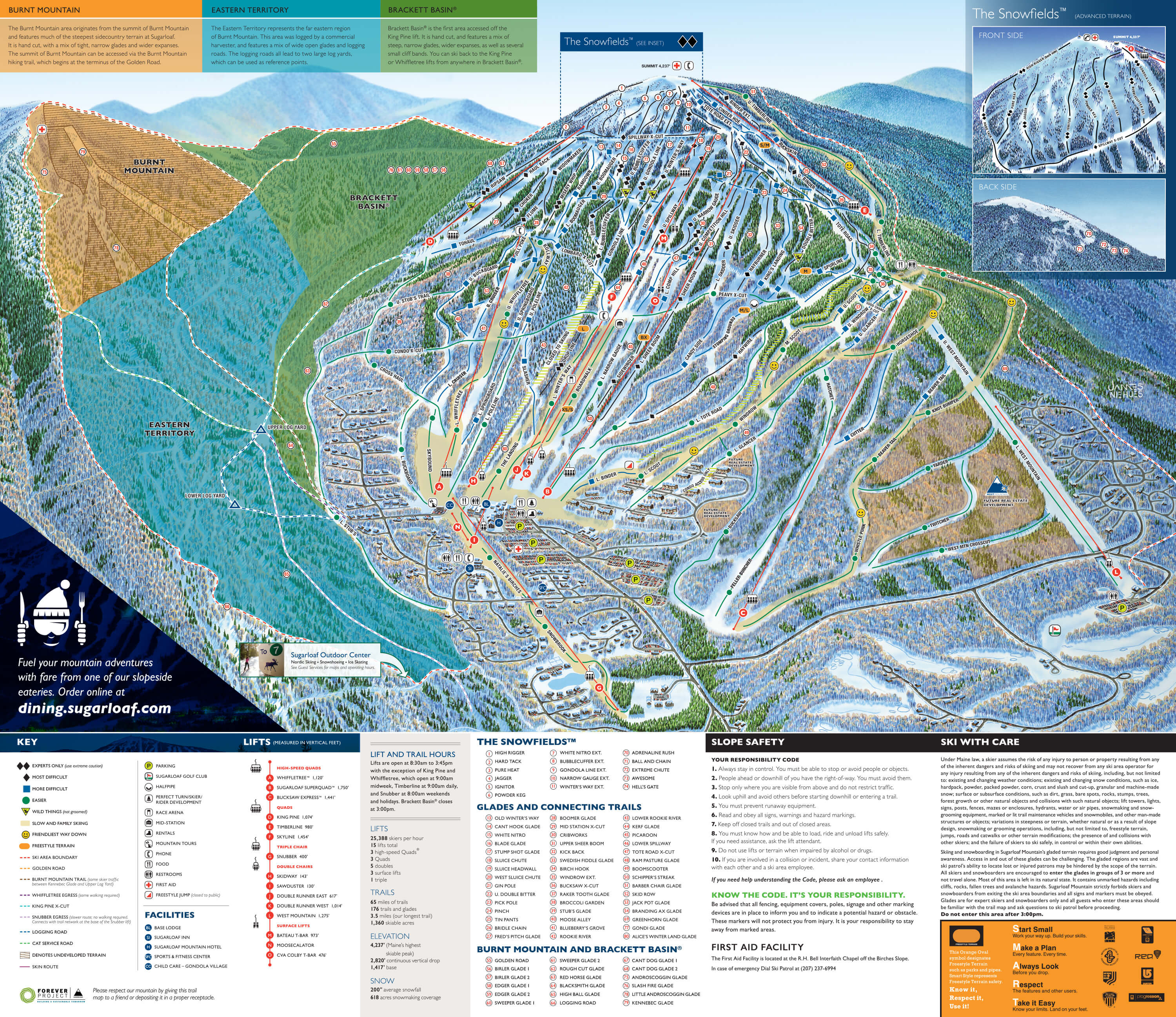 Sugarloaf Trail Map