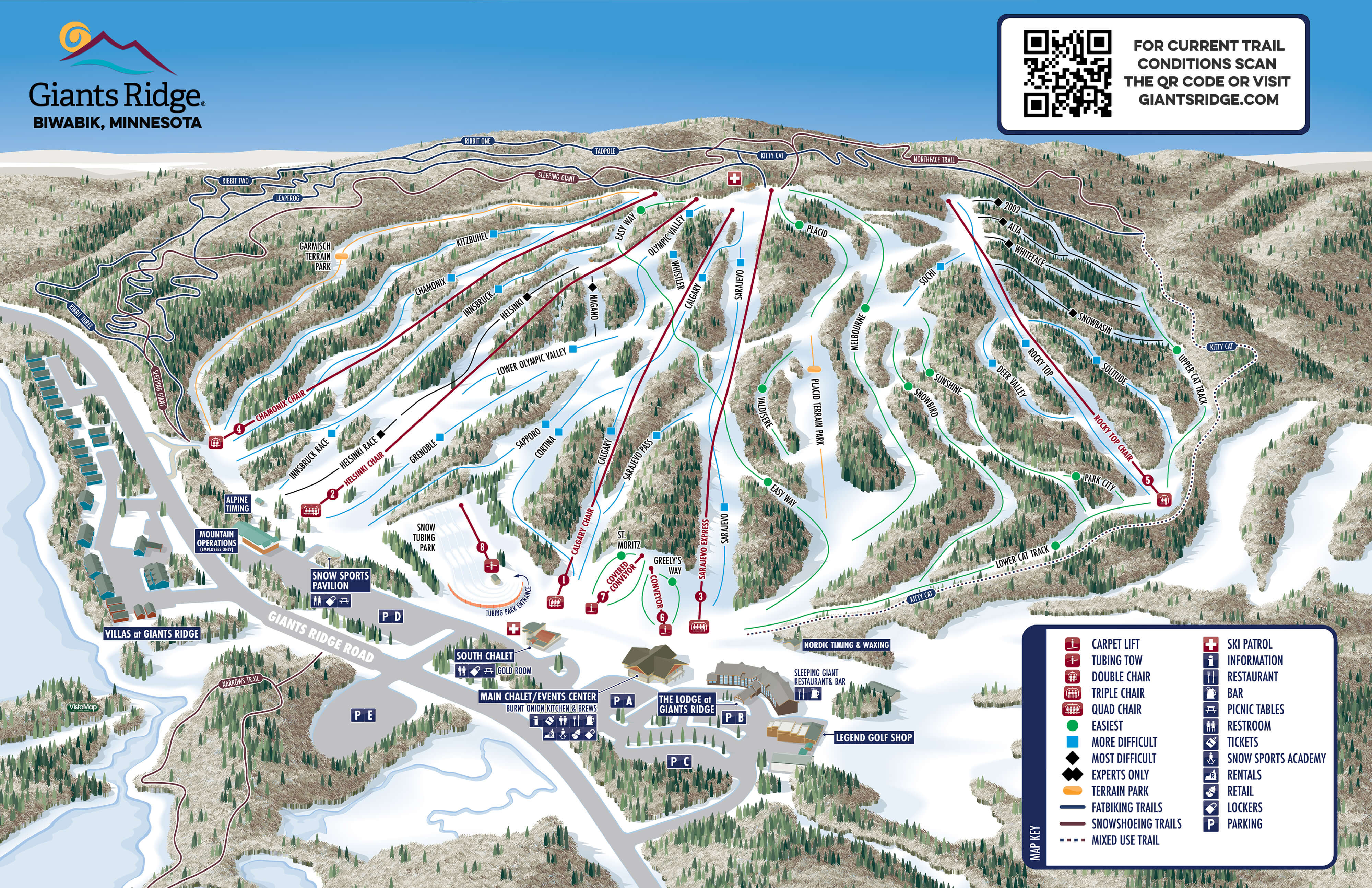 Giants Ridge Trail Map
