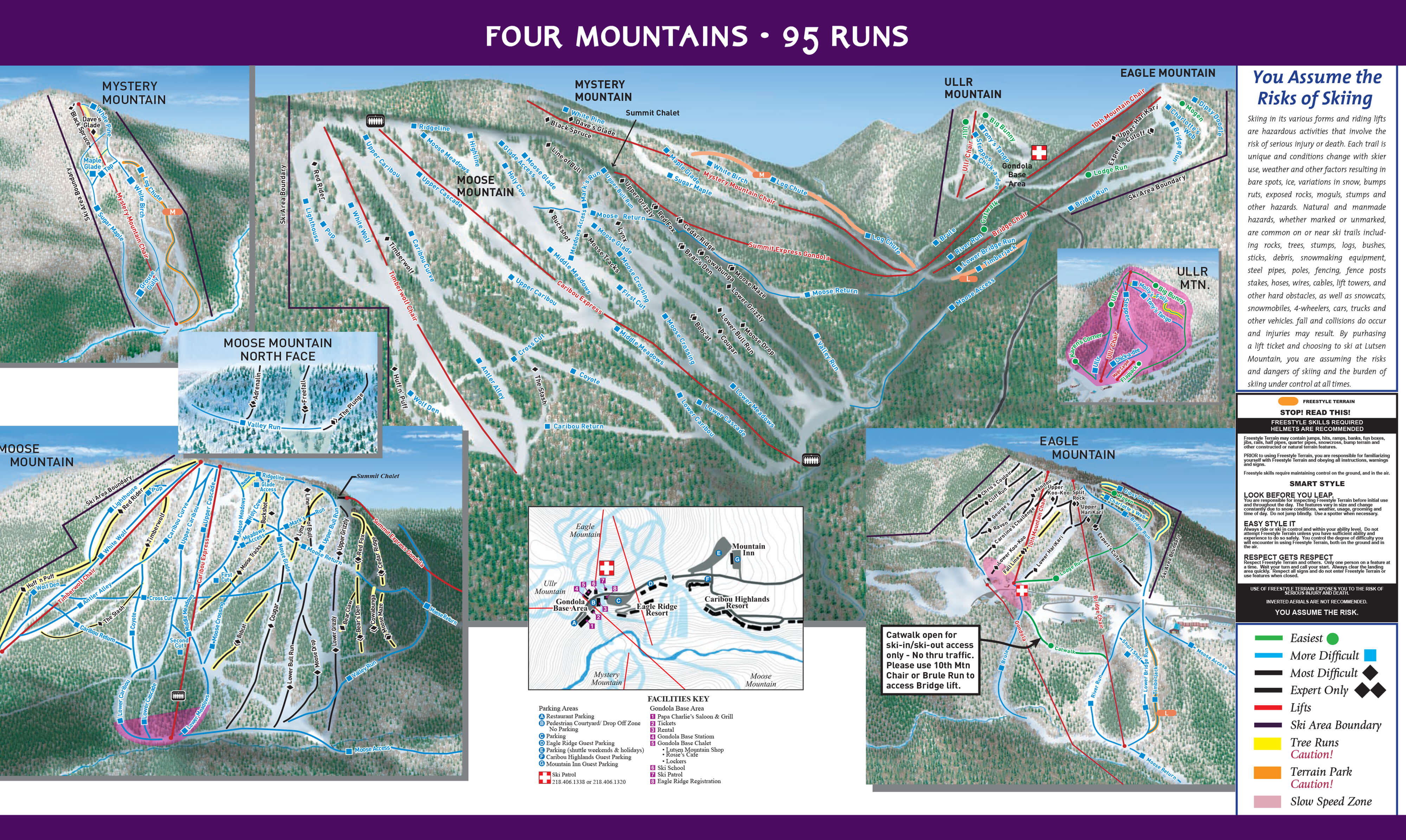 Lutsen Mountains Trail Map