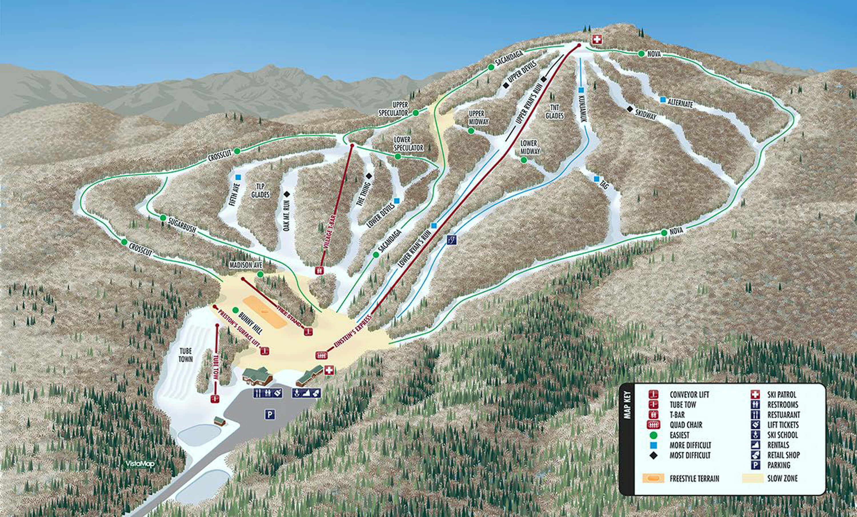 Oak Mountain Trail Map