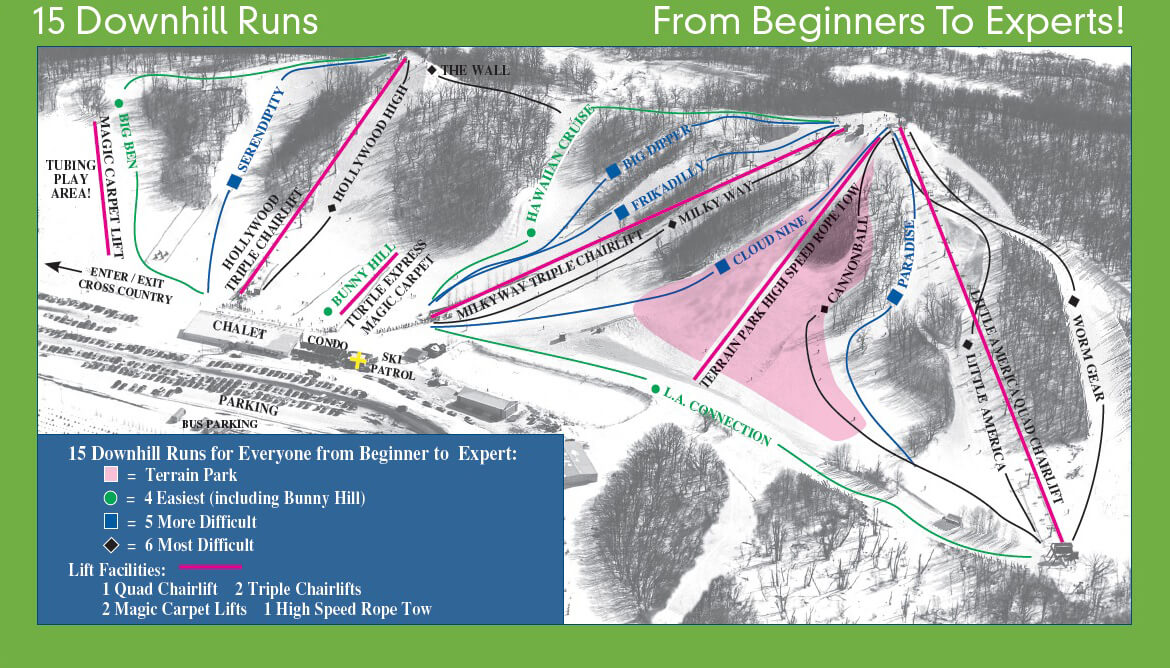 Andes Tower Hills Trail Map