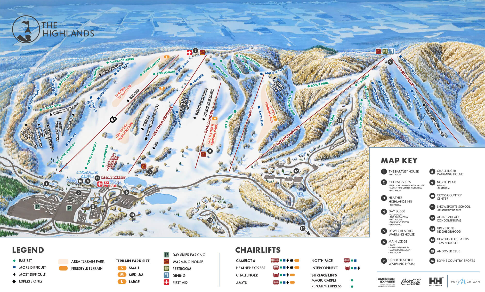 The Highlands at Harbor Springs Trail Map