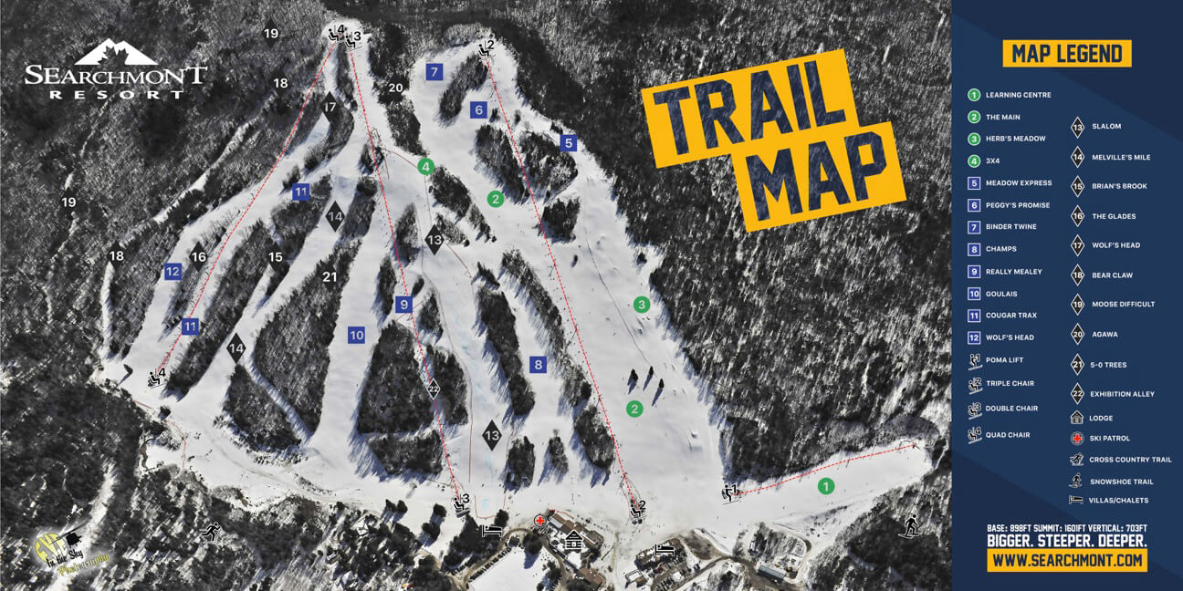 Searchmont Resort Trail Map
