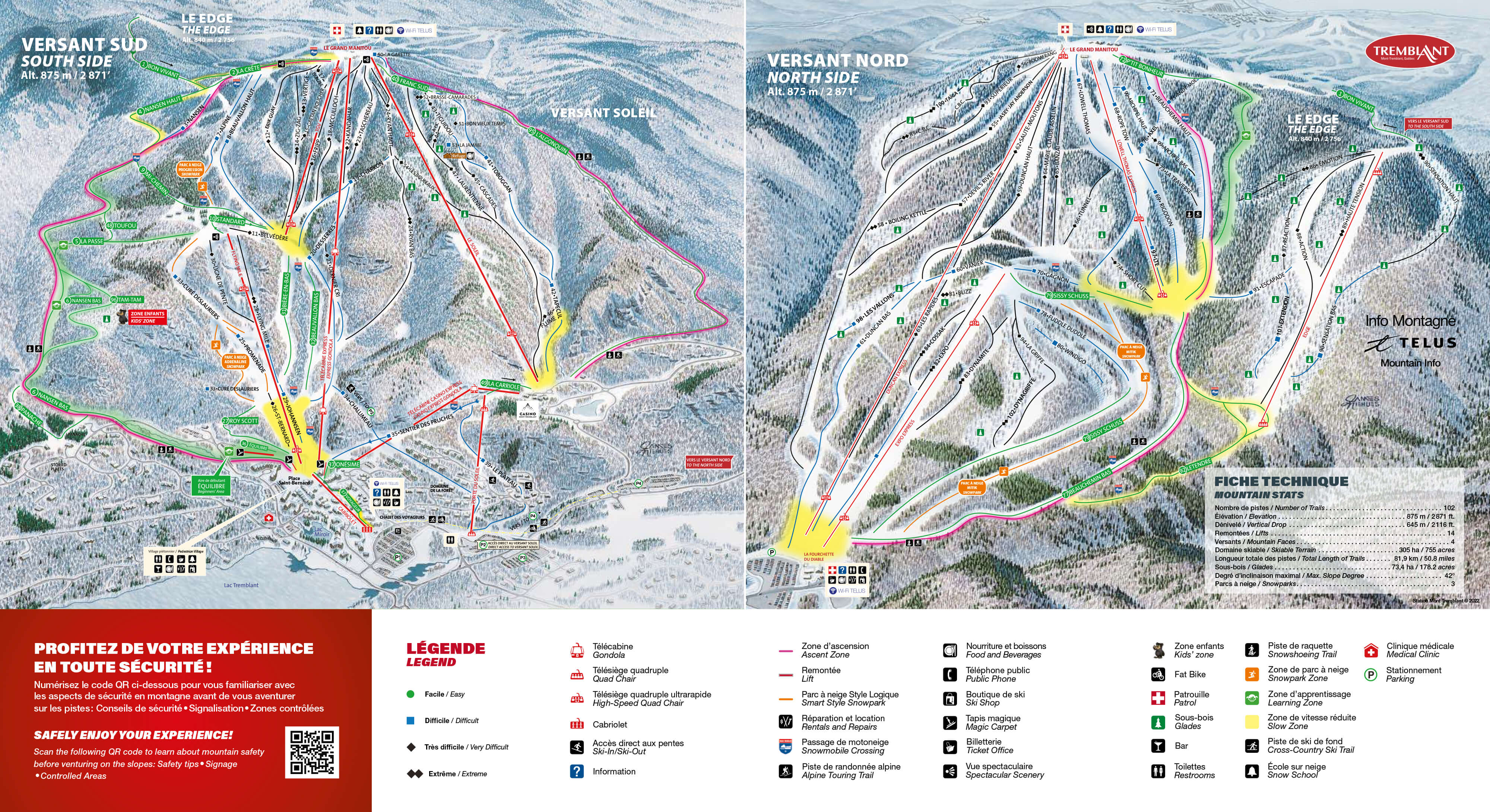 Tremblant Trail Map
