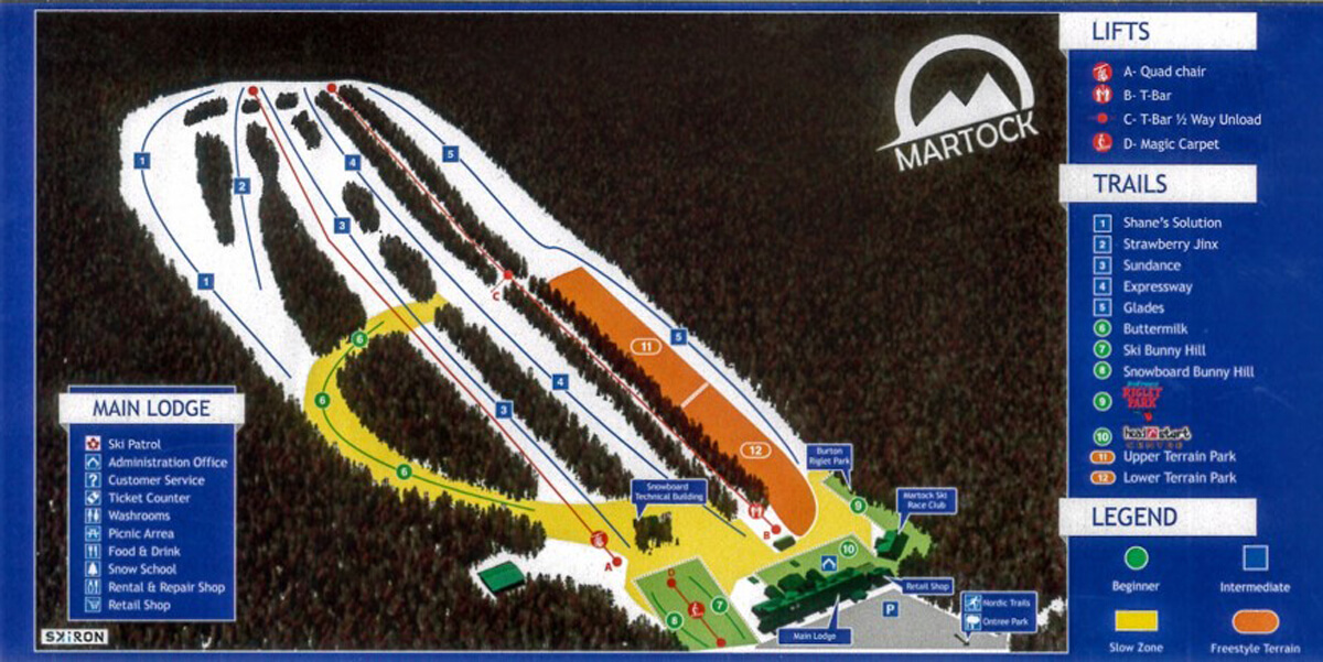 Martock Trail Map