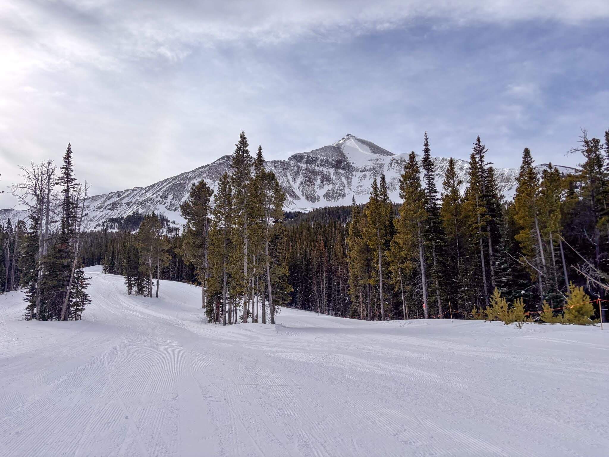 A view of Lone Peak from Madison
