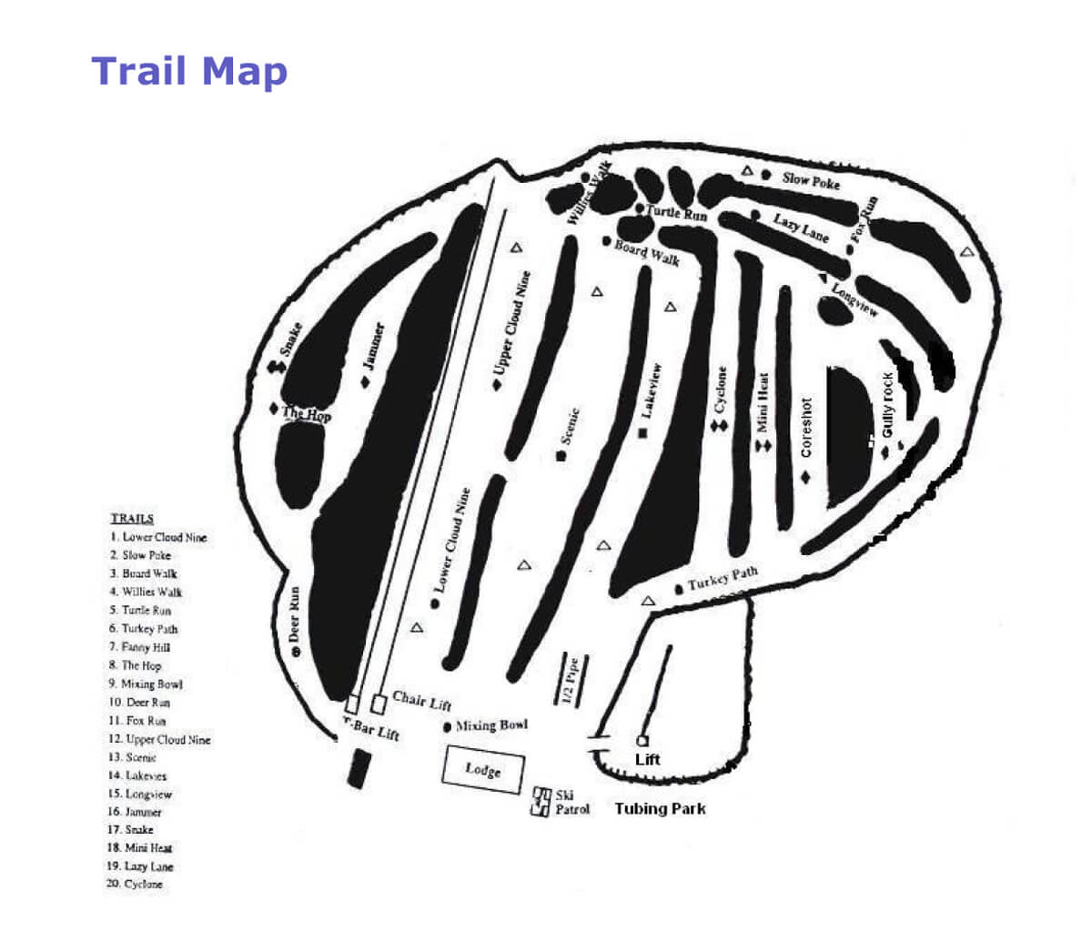 New Hermon Mountain Trail Map