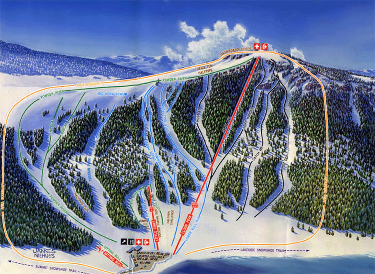 Meadowlark Ski Lodge Trail Map