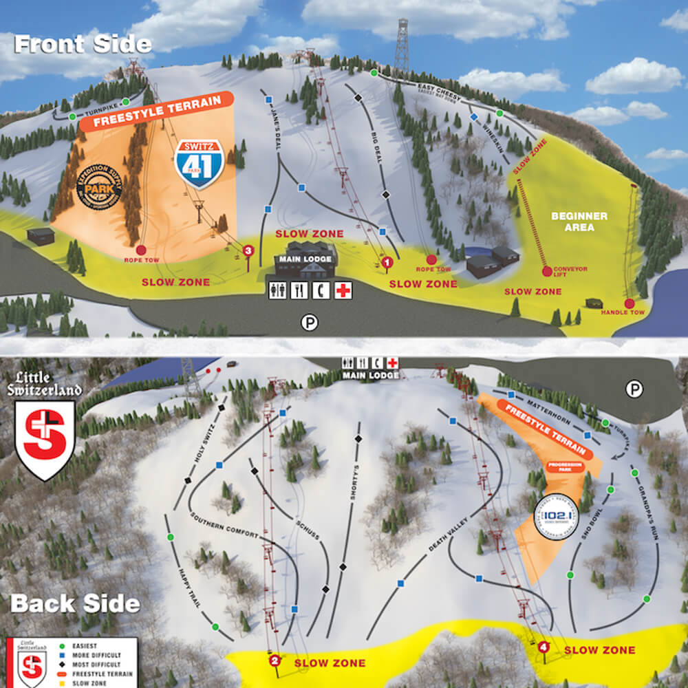 Little Switzerland Trail Map