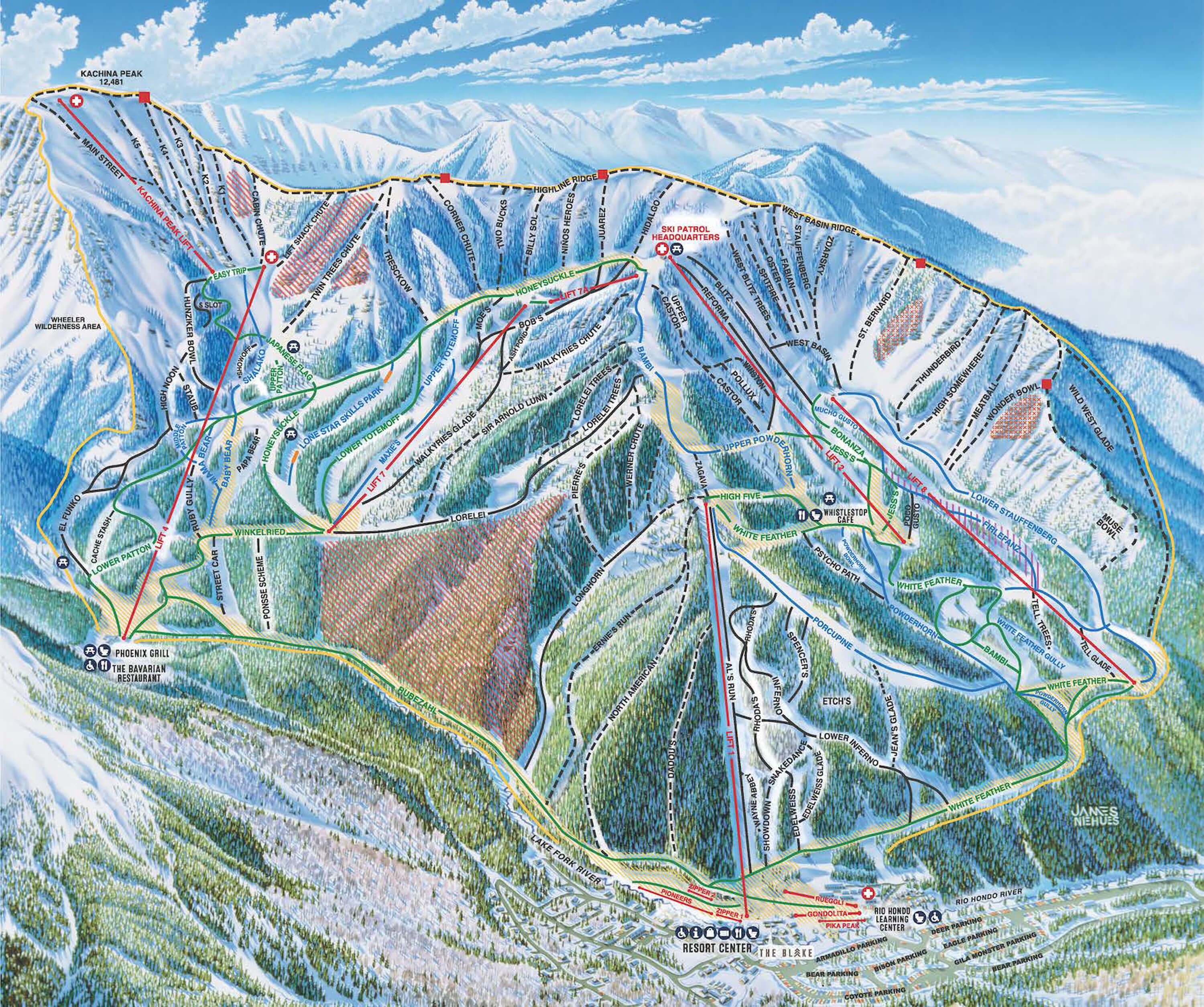 Taos Ski Valley Trail Map