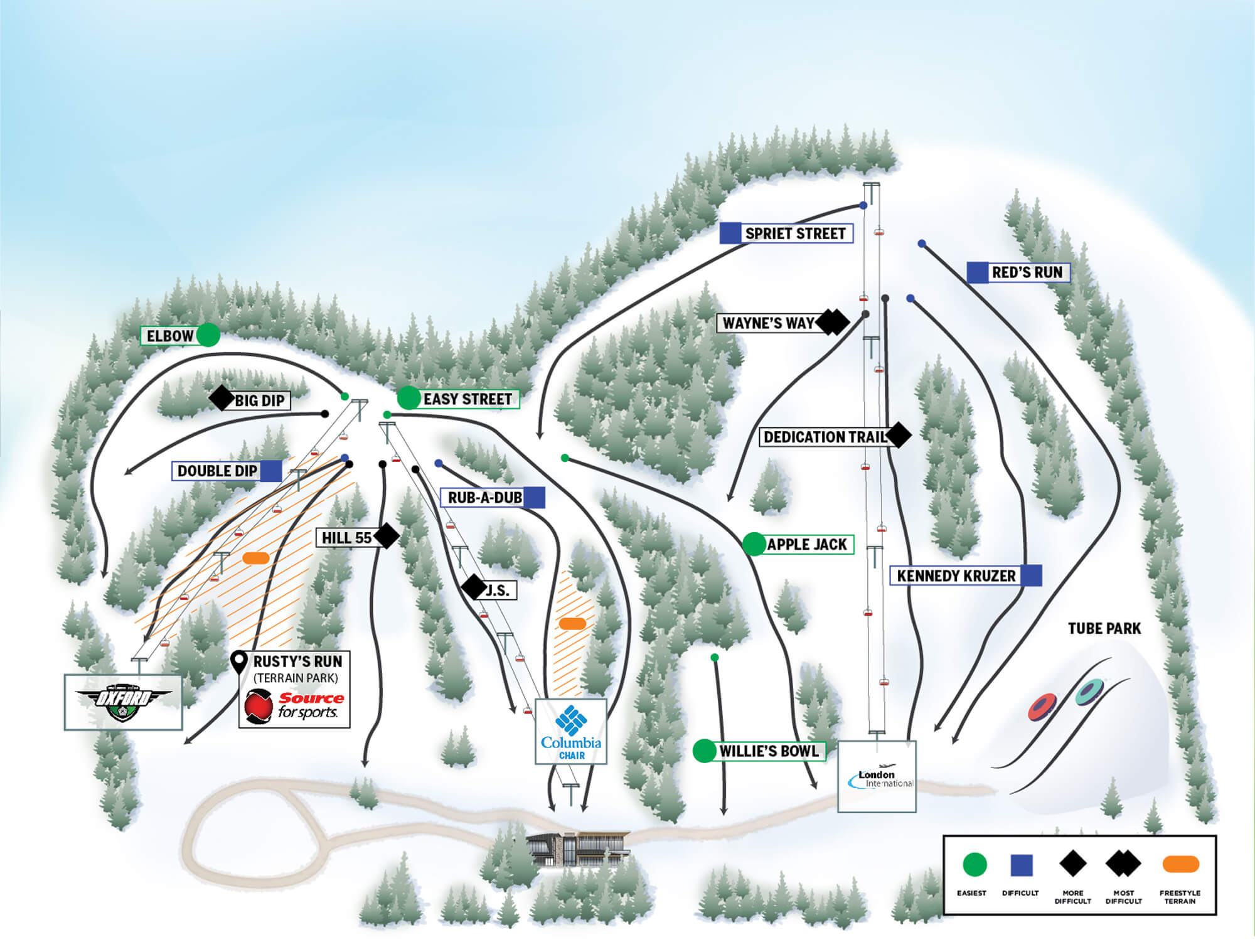 Boler Mountain Trail Map