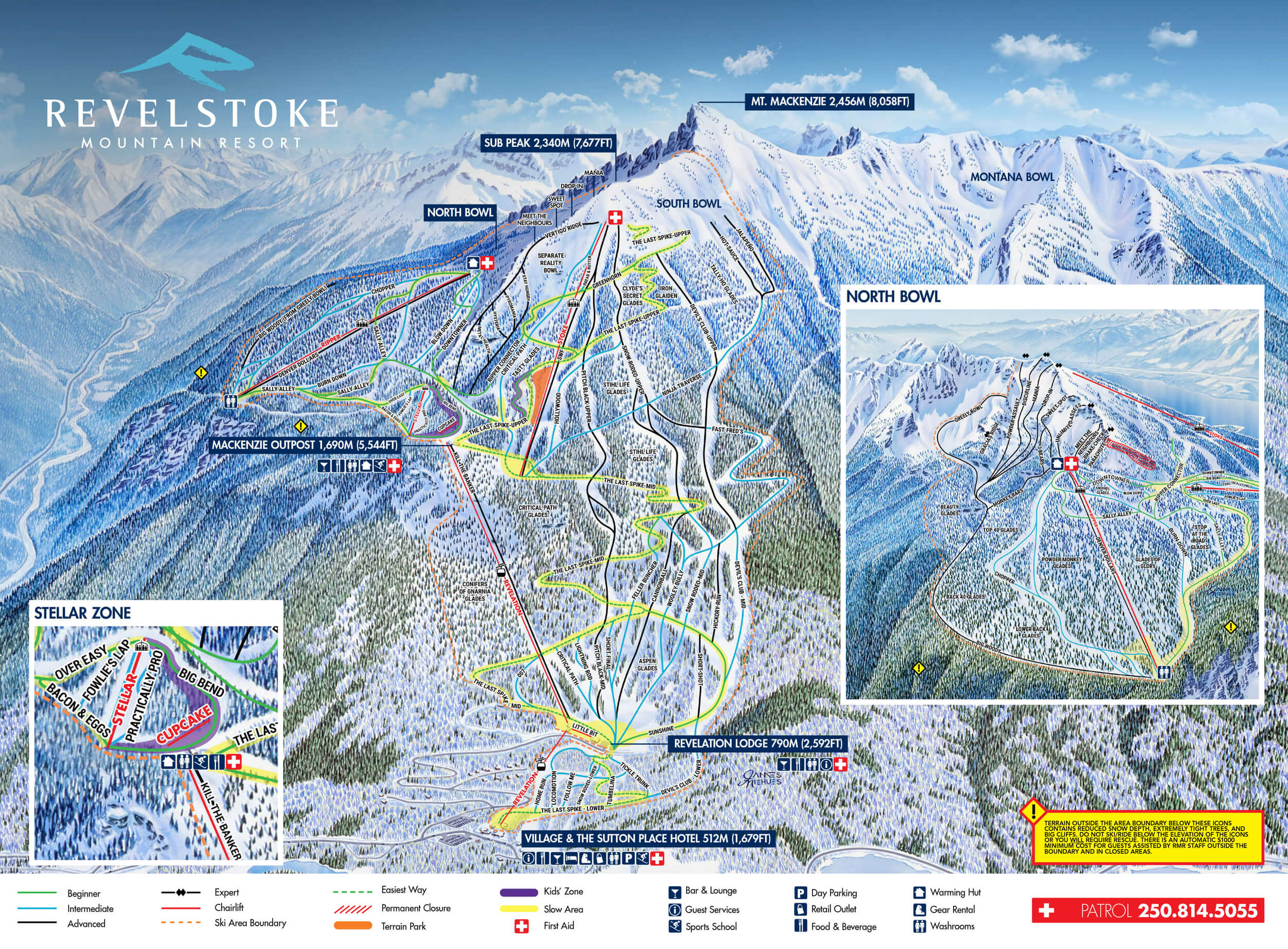 Revelstoke Mountain Resort Trail Map