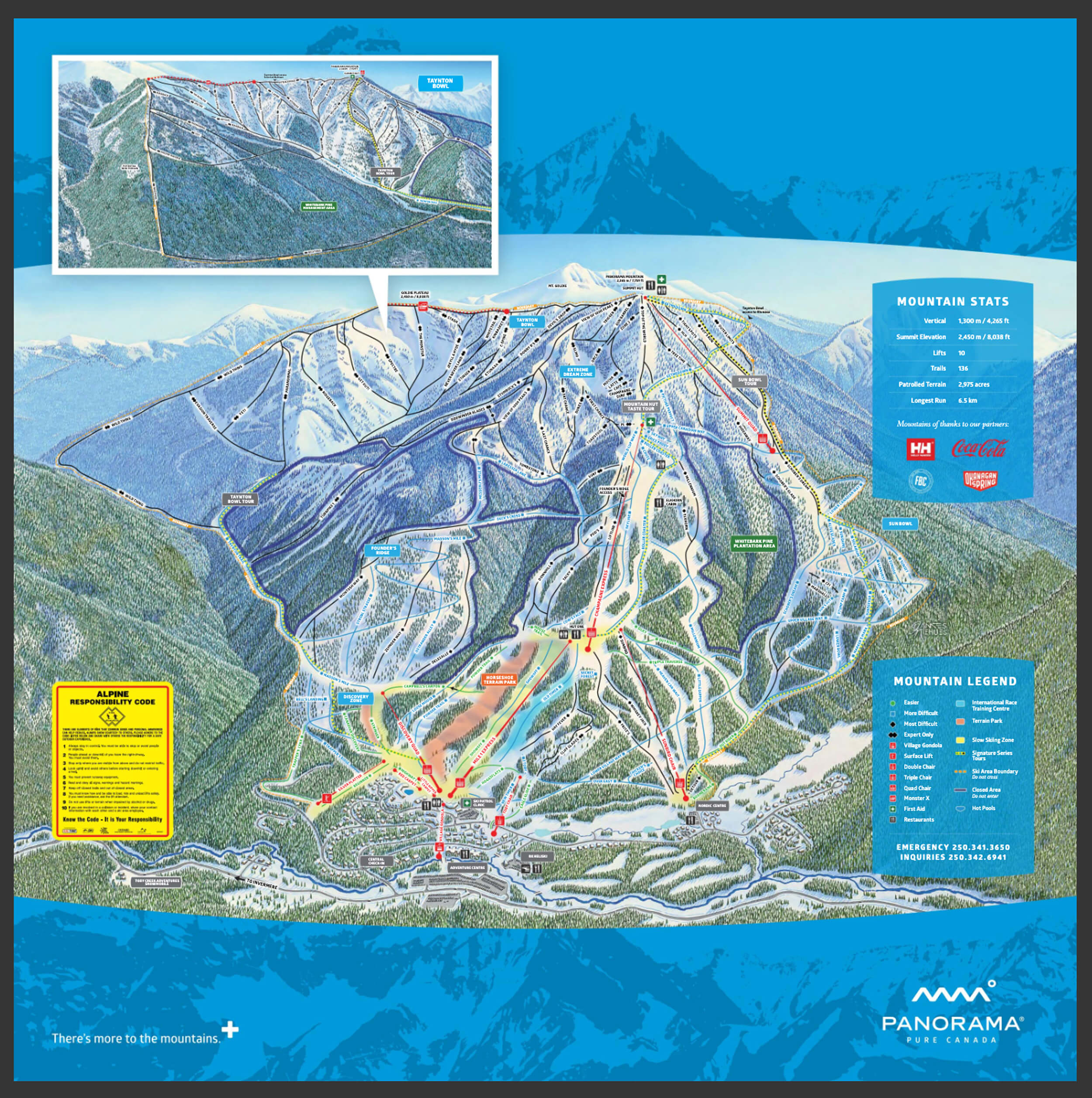 Panorama Mountain Resort Trail Map
