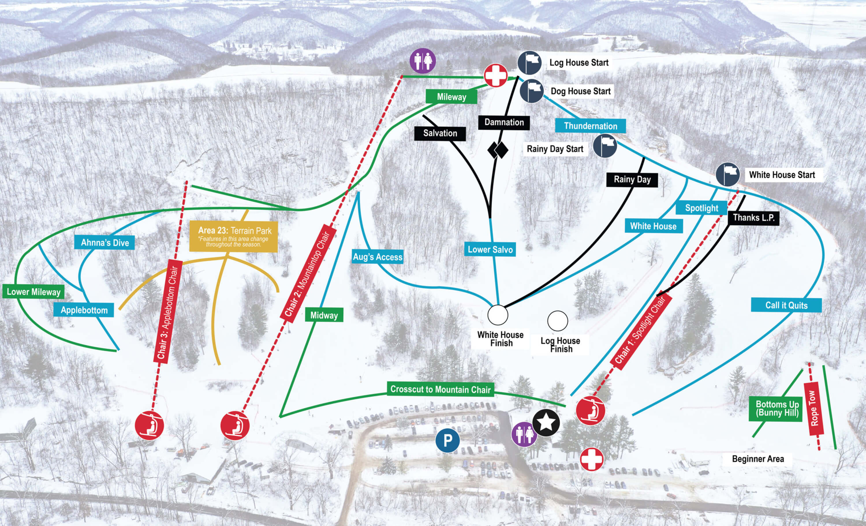 Mt LaCrosse Trail Map