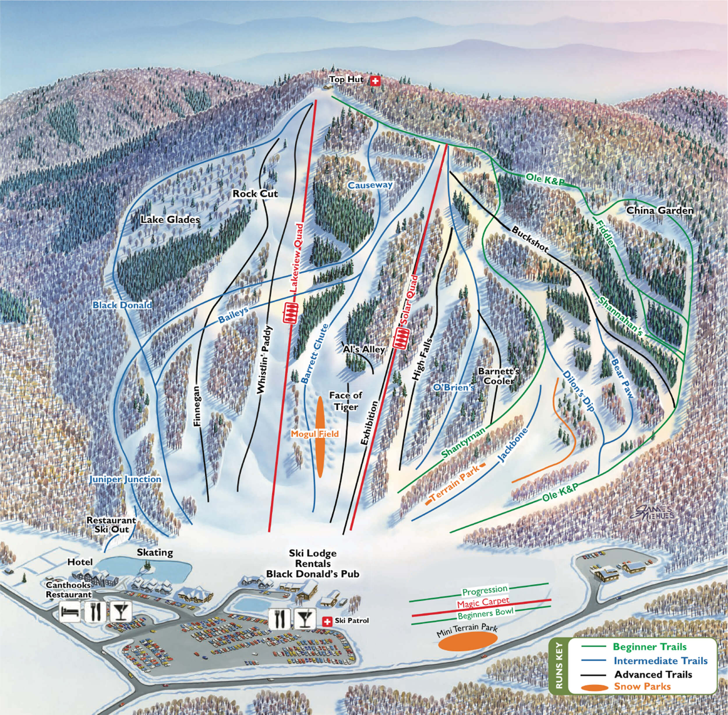 Calabogie Peaks Resort Trail Map