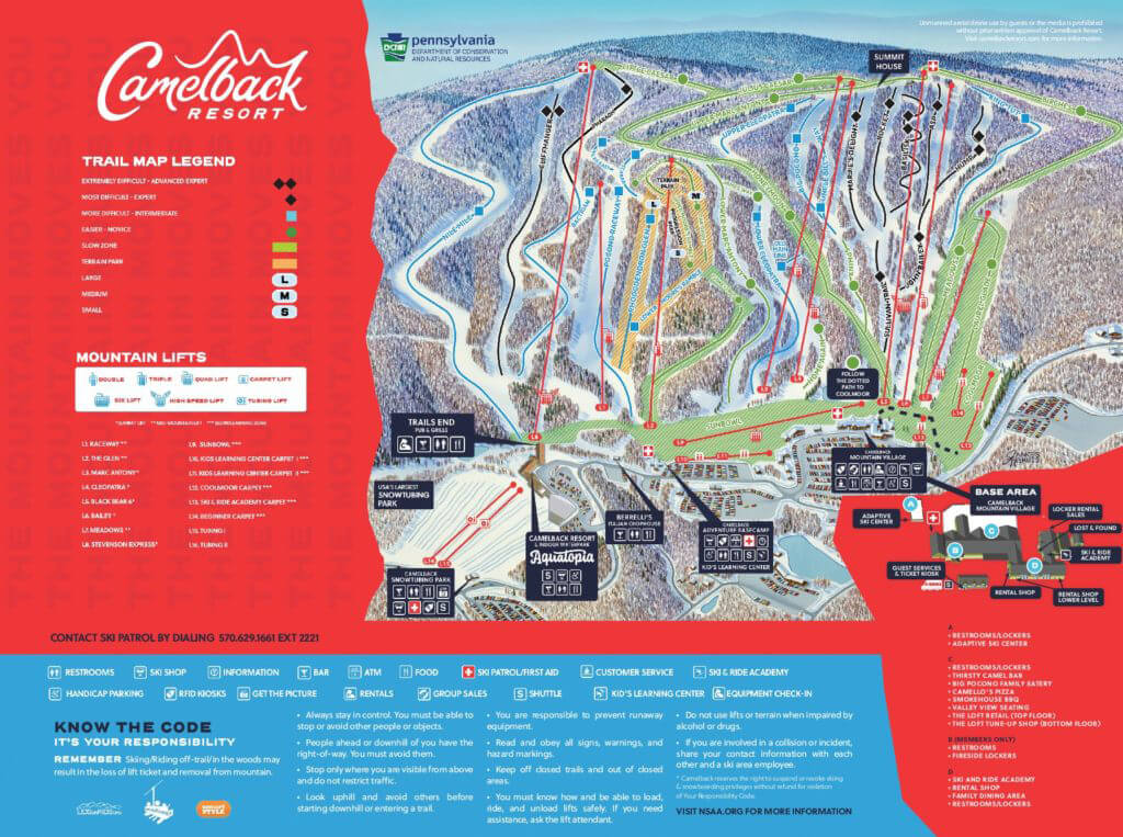 Camelback Mountain Trail Map