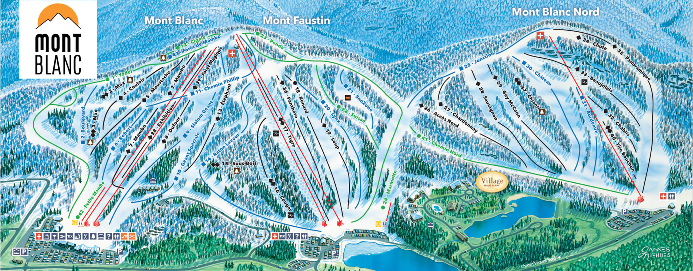 Mont Blanc Trail Map