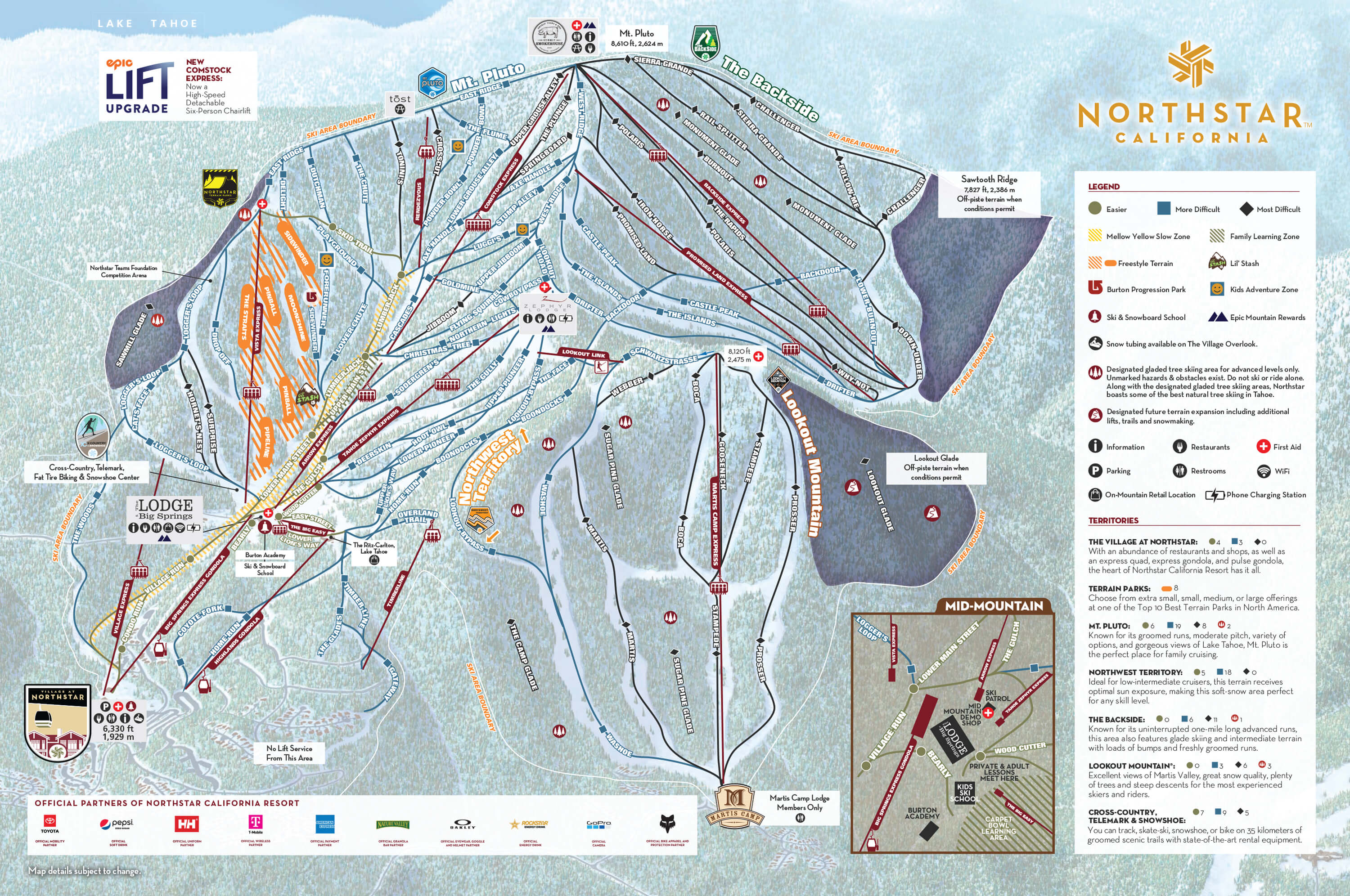 Northstar California Resort Trail Map
